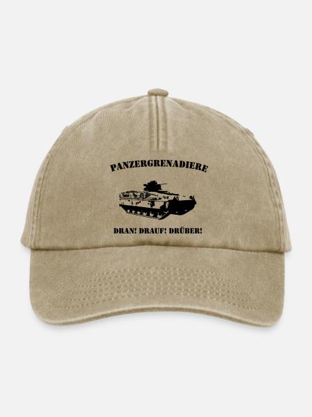 Panzergrenadiere Logo - Relaxed Vintage Cap - Vintage Beige