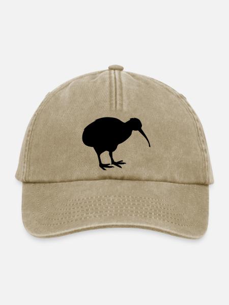 kiwibird neuseeland - Relaxed Vintage Cap - Vintage Beige