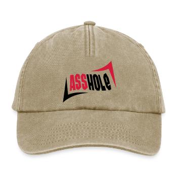Asshole - Relaxed Vintage Cap - vintage beige - Front
