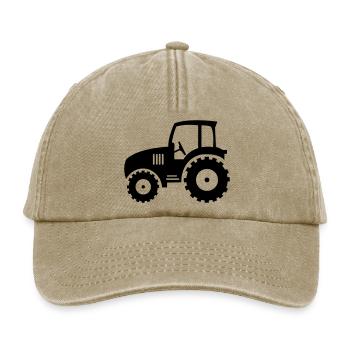 traktor_01 - Relaxed Vintage Cap - Vintage Beige - Vorne