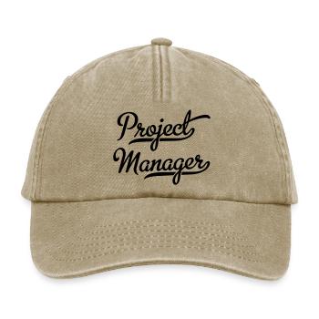 Project manager - Relaxed Vintage Cap - vintage beige - Front
