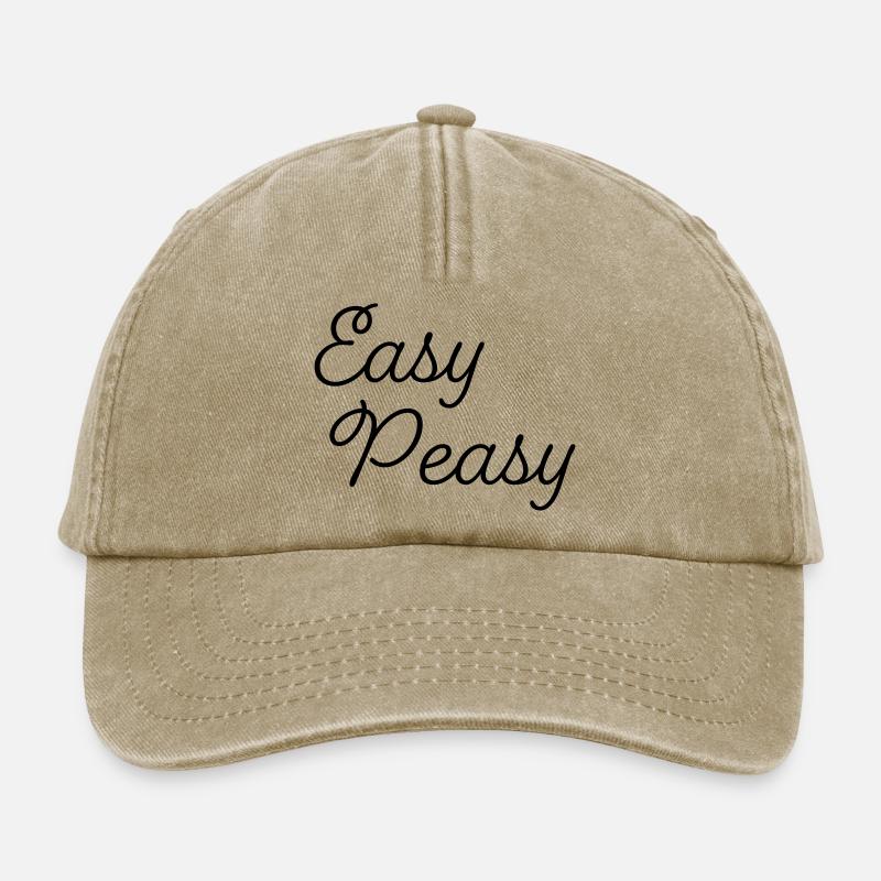 Easy Peasy - Relaxed Vintage Cap - vintage beige