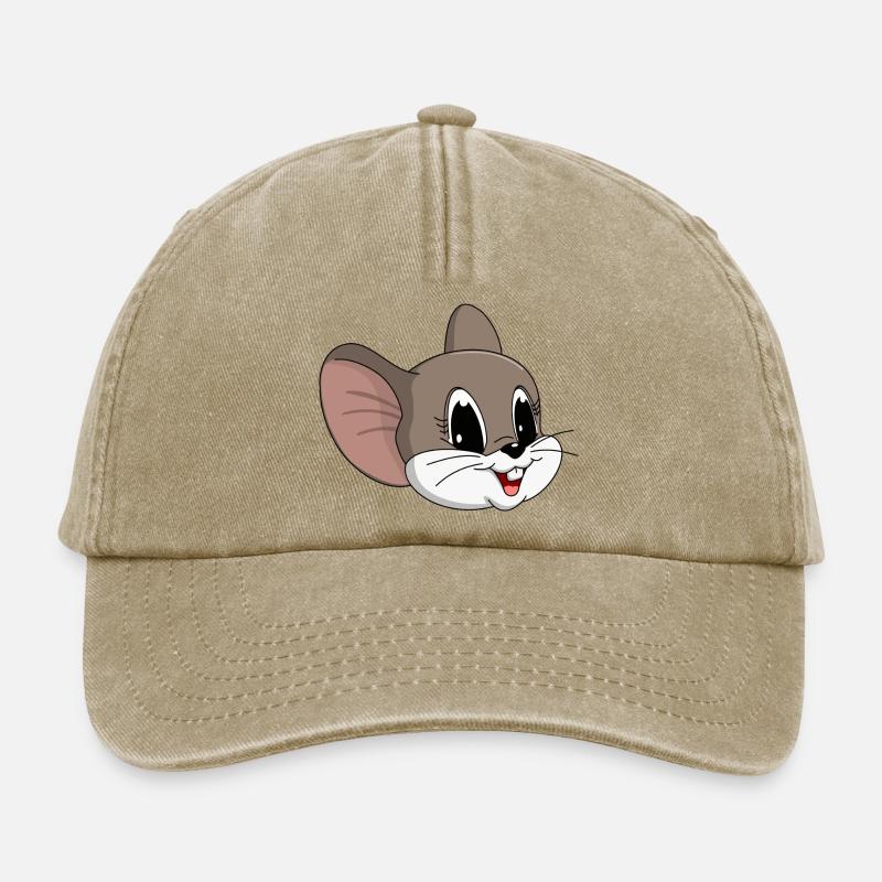 lorey.w "kleine Maus", Mädchen - Relaxed Vintage Cap - Vintage Beige