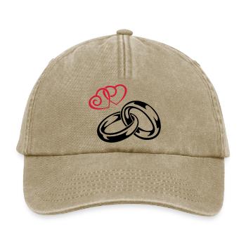 eheringe_love - Relaxed Vintage Cap - Vintage Beige - Vorne
