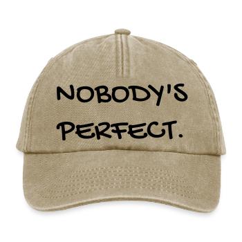 Cinema - Quotes - Film - Citations - Zitat - Humor - Relaxed Vintage Cap - vintage beige - Front