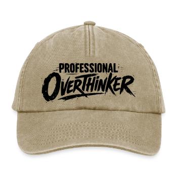 PENSEUR PROFESSIONNEL Grunge - Casquette vintage décontractée - beige vintage - Devant