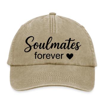 Eternal Souls Boho Scripture Design - Relaxed Vintage Cap - vintage beige - Front