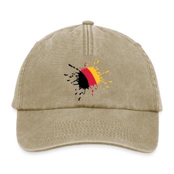 Deutschland - Relaxed Vintage Cap - Vintage Beige - Vorne