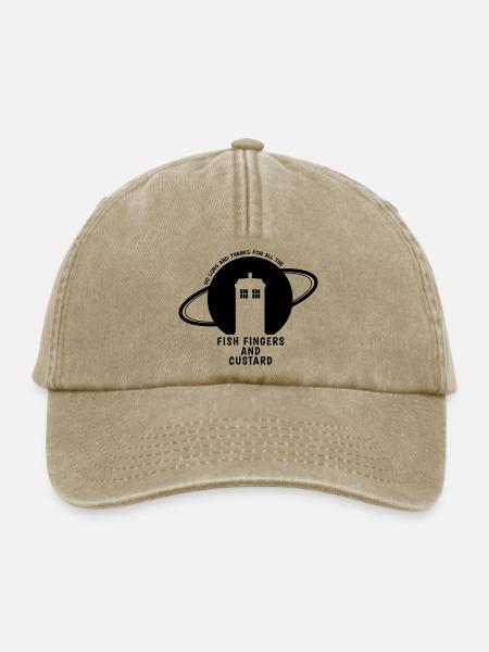 FishFingers and Custard - Relaxed Vintage Cap - Vintage Beige