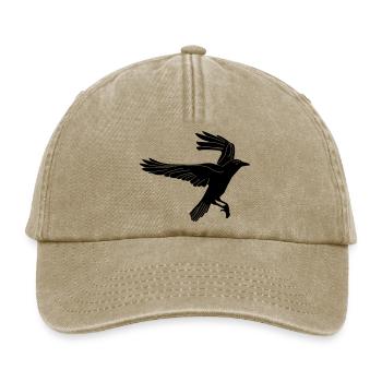 Raven - Relaxed Vintage Cap - vintage beige - Front