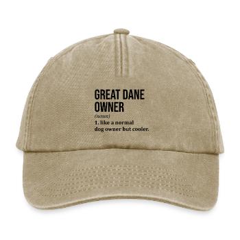 Deutsche Dogge - Relaxed Vintage Cap - Vintage Beige - Vorne