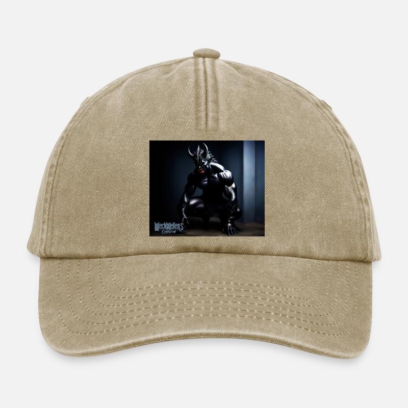 Darkness devil side - Relaxed Vintage Cap - vintage beige