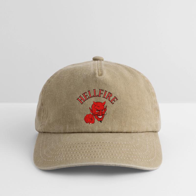 Devil, Satan, Devil, Hellfire Relaxed Vintage Cap