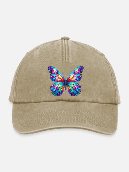 Schmetterling - Relaxed Vintage Cap - Vintage Beige