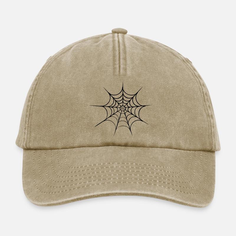 spider web halloween - Casquette vintage décontractée - beige vintage