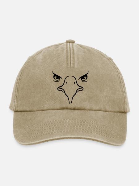 Adler schnabel adleraugen - Relaxed Vintage Cap - Vintage Beige
