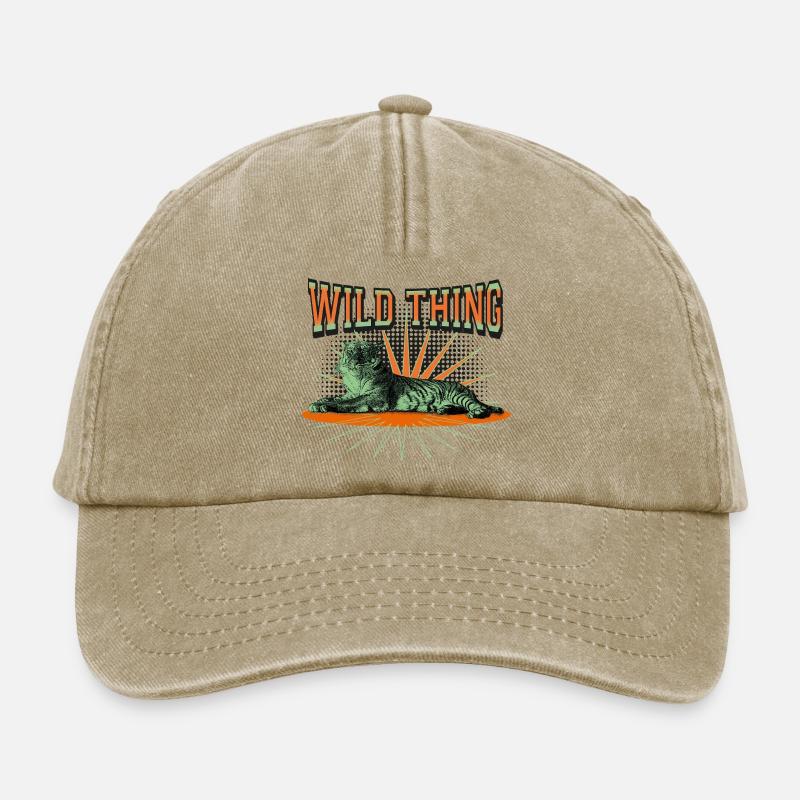 Roaring Like a Tiger - Relaxed Vintage Cap - vintage beige