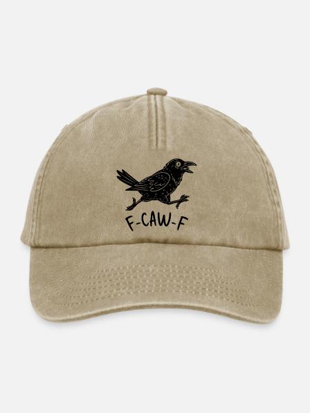 F-CAW-F Krähe - Relaxed Vintage Cap - Vintage Beige