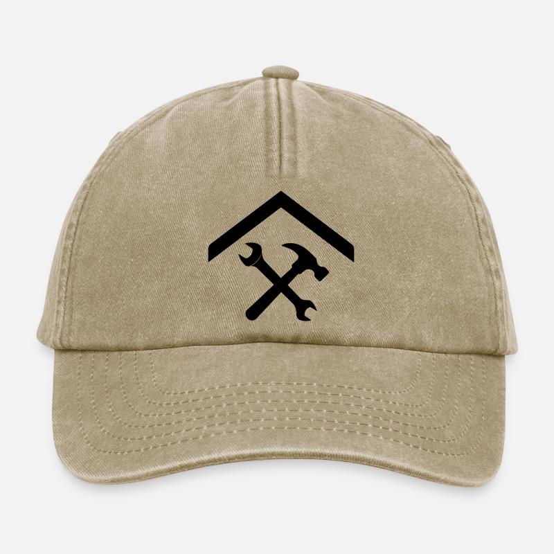 Artisan de concierge – Clé à marteau - Casquette vintage décontractée - beige vintage