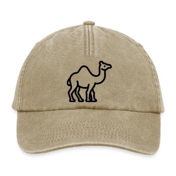 camel - Relaxed Vintage Cap - vintage beige - Front