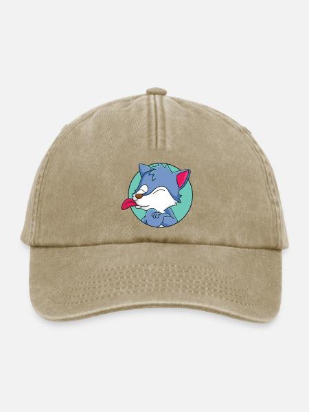 Frecher kleiner Wolf - Relaxed Vintage Cap - Vintage Beige