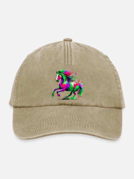 Pferd - Relaxed Vintage Cap - Vintage Beige