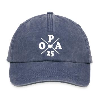 Opa 2025 - Relaxed Vintage Cap - Vintage Denim - Vorne