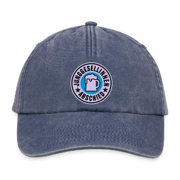 Junggesellinnen Abschied | Hochzeit | Beer | Bier - Relaxed Vintage Cap - vintage denim - Front