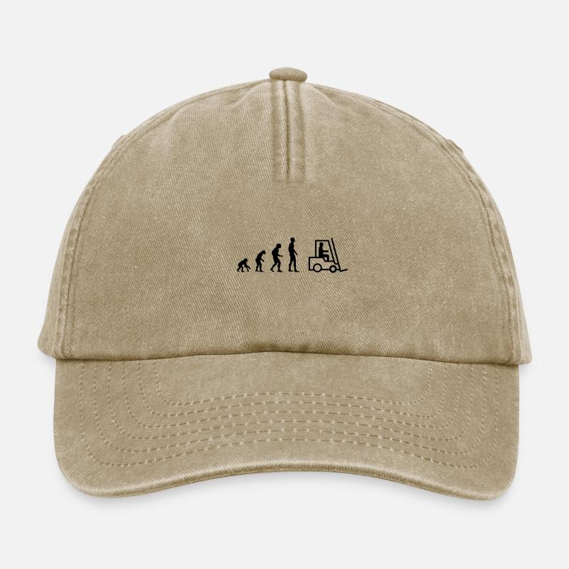 Evolution Staplerfahrer - Relaxed Vintage Cap - Vintage Beige