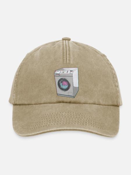 BRAIN WASHED - Relaxed Vintage Cap - Vintage Beige