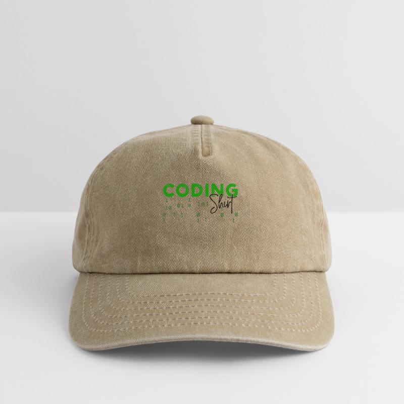 Coden Developer Programmer Web Developer Saying Relaxed Vintage Cap