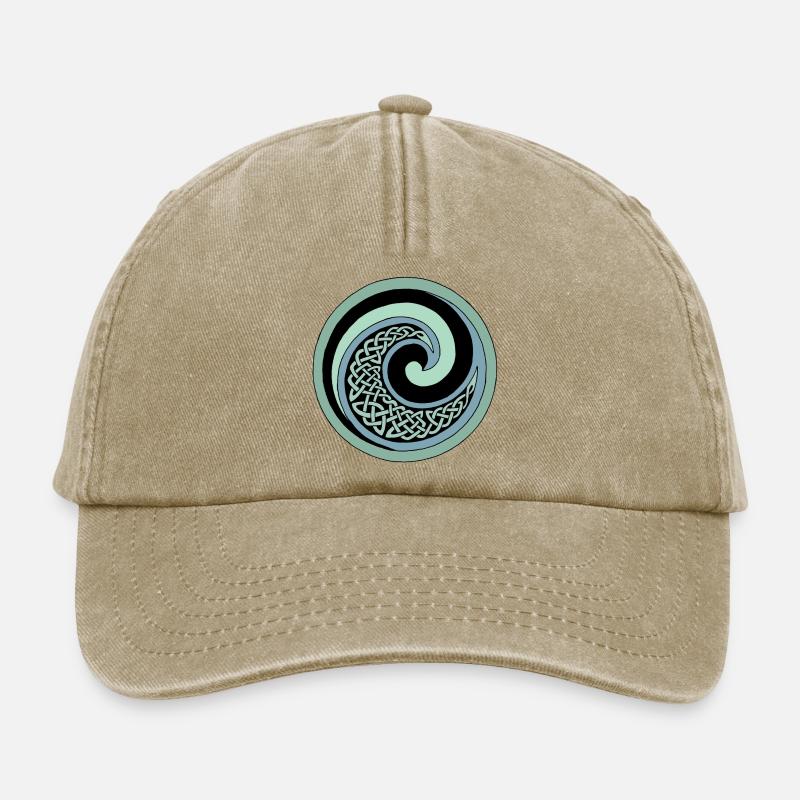 Vague de l'océan - Casquette vintage décontractée - beige vintage