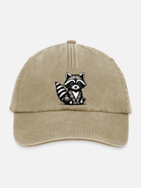 Waschbär - Relaxed Vintage Cap - Vintage Beige