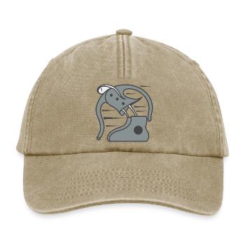 Against all odds - Relaxed Vintage Cap - vintage beige - Front