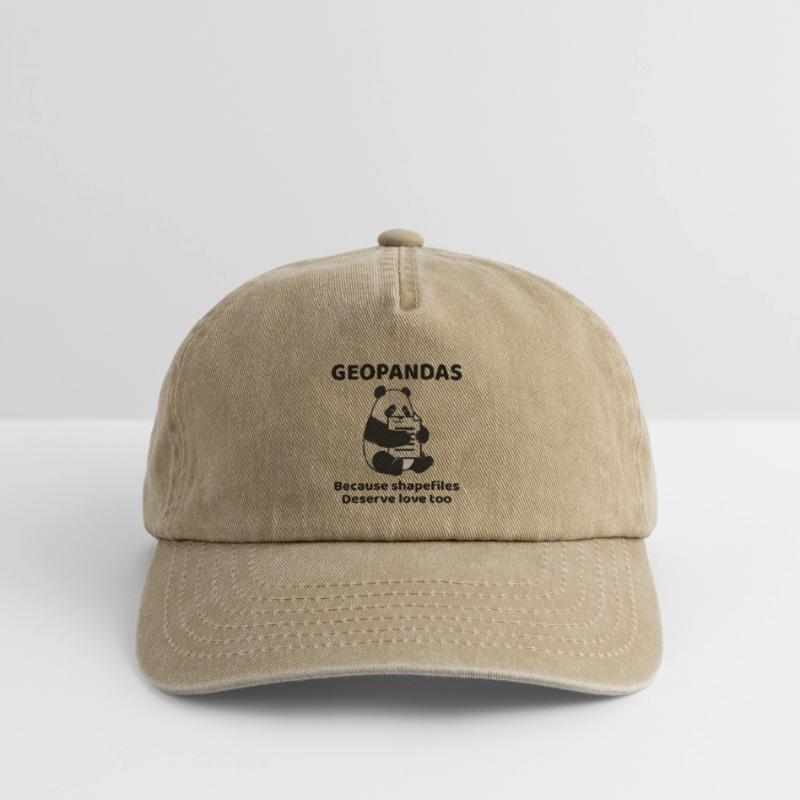 GeoPandas Shapefiles GIS Python Daten Liebe Relaxed Vintage Cap