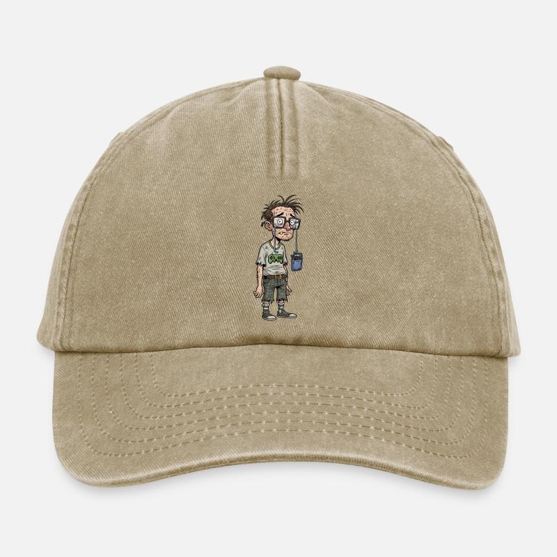 Verlorener Nerd  - Relaxed Vintage Cap - Vintage Beige