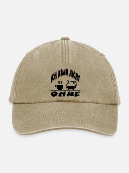 Kaffee - Relaxed Vintage Cap - Vintage Beige