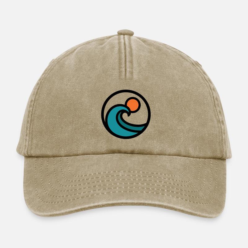 Der Geist des Ozeans - Relaxed Vintage Cap - Vintage Beige