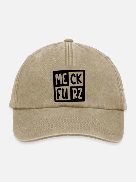 MECK-FURZ - Relaxed Vintage Cap - Vintage Beige