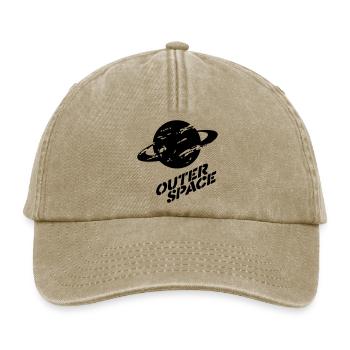 Weltraum - Relaxed Vintage Cap - Vintage Beige - Vorne