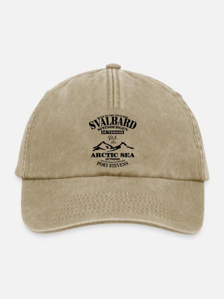 Spitsbergen - Svalbard - Spitzbergen - Relaxed Vintage Cap - Vintage Beige