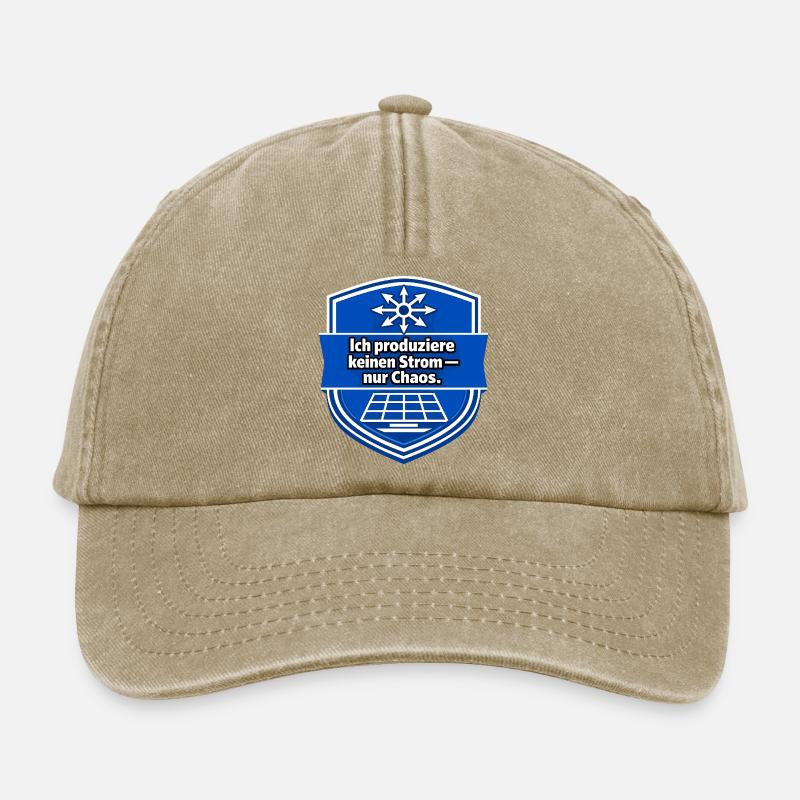SOLARENERGIE - Relaxed Vintage Cap - Vintage Beige