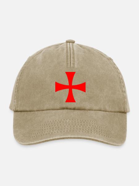 Jerusalem kreuz Jerusalemkreuz - Relaxed Vintage Cap - Vintage Beige