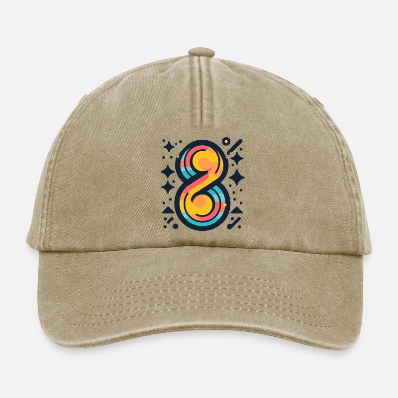 Numéro Huit Coloré - Casquette vintage décontractée - beige vintage