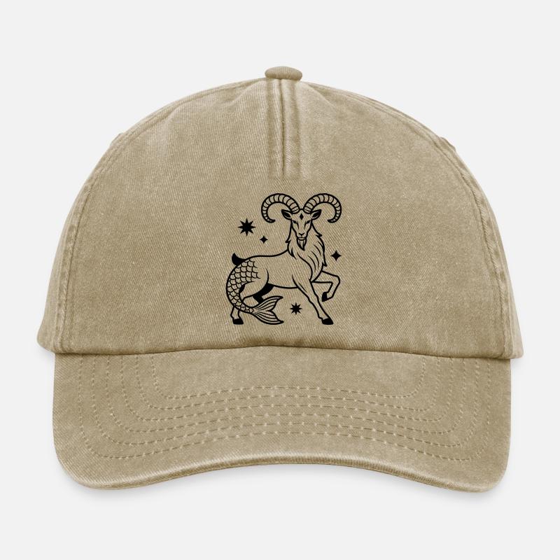 Capricorne - Casquette vintage décontractée - beige vintage