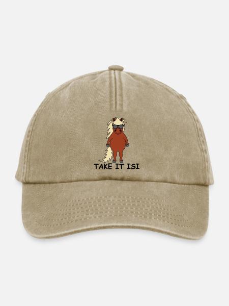 take it isi - Relaxed Vintage Cap - Vintage Beige