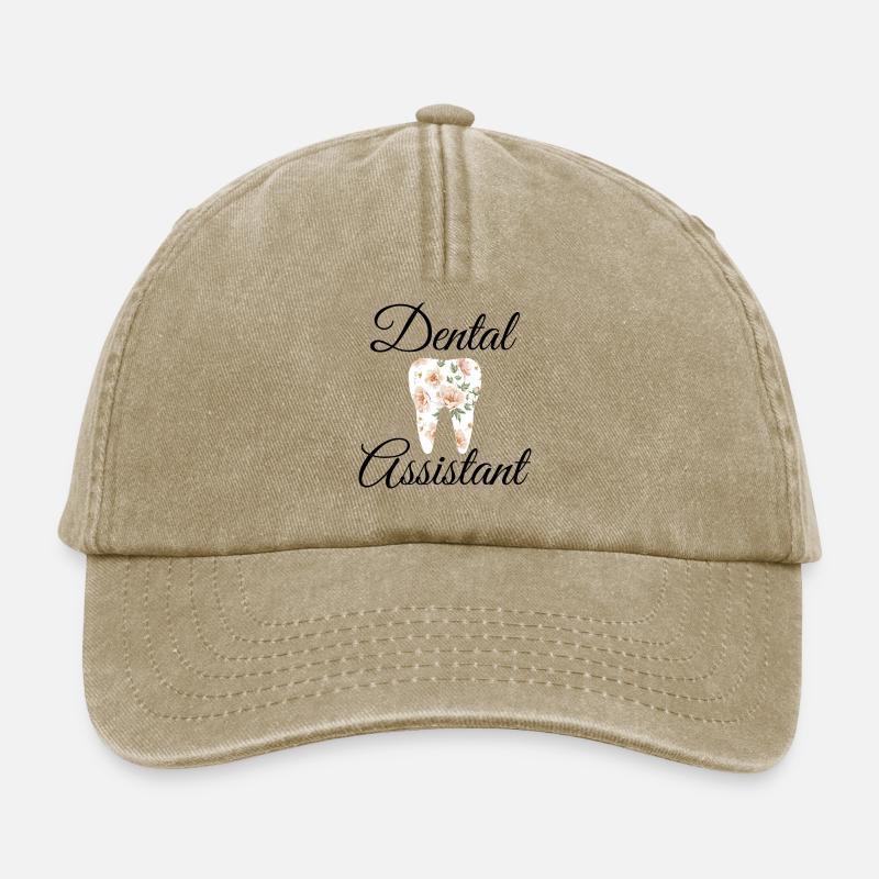 Assistant dentaire - Casquette vintage décontractée - beige vintage