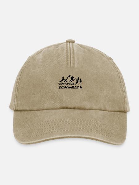 Sächsische Schweiz - Relaxed Vintage Cap - Vintage Beige