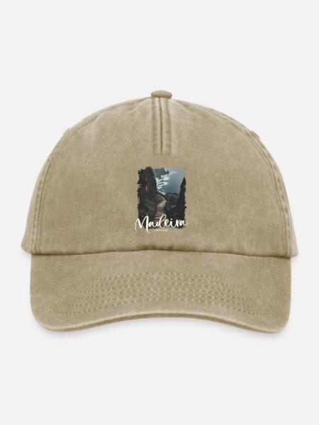Madeira Island Portugal Urlaub Souvenir Reisen - Relaxed Vintage Cap - Vintage Beige