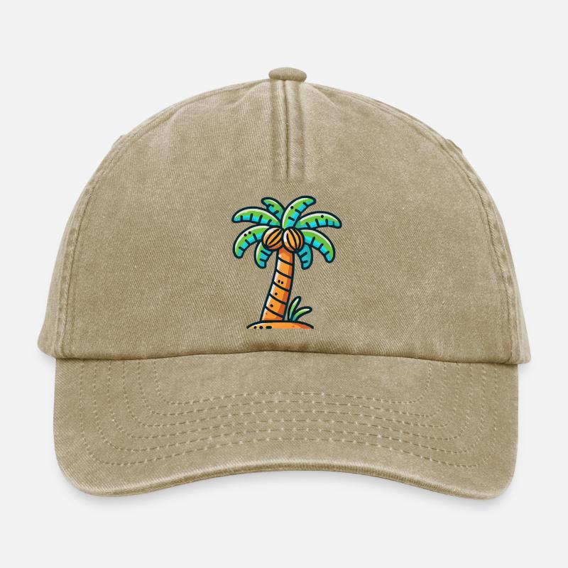 palme - Relaxed Vintage Cap - Vintage Beige